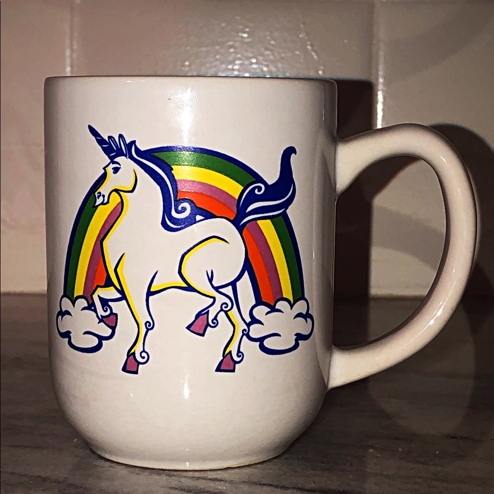 Royal Norfolk Coffee Tea Mug Unicorn Rainbow NWOT